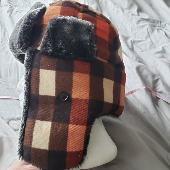 NWT Thinsulate Plaid lined Winter Hat - Picture 4 of 7